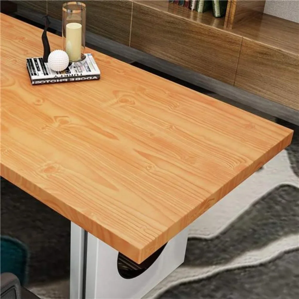Removable Wallpaper Stick and Peel Wood Paper Self Adhesive 15.8x78.8 Inch